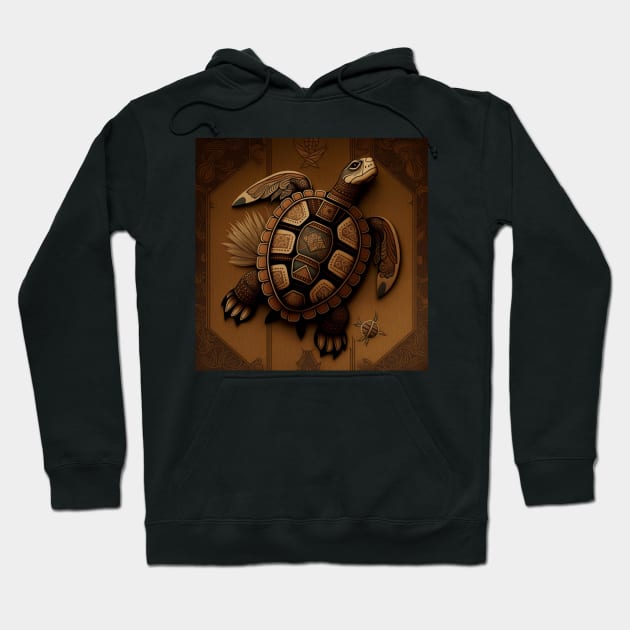 Sacred Turtle Hoodie by TheArtfulAllie